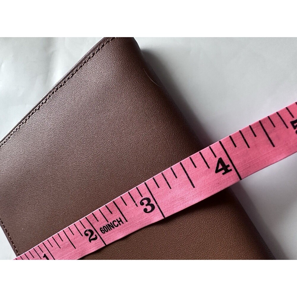 🧡Moda Spana Minimalist Bifold Card Leather Wallet brown - Picture 5 of 6